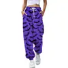 Pantalones Jogger Casuales Unisex con Cordón Estampado 3D de Halloween Transfronterizo con Tema Festivo