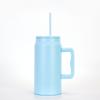 Amazon Explosions Copo de Gelo Grande Capacidade 50oz com Canudo Copo Térmico de Aço Inoxidável Copo de Carro com Alça