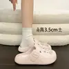 Nuevos zuecos de verano para mujer STOOSHE con un aumento de altura de 3.5 cm, sandalias de playa para exteriores antideslizantes de suela gruesa transpirables