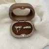 Anillo de Línea de Lazo Dulce para Mujer Ins Simple Viento Frío Anillo de Dedo Explosivo Comida Anillo Abierto Ajustable Moderno