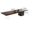 Mesa de té y combinación de sillas de madera maciza de tablero grande para sala de estar, mesa de té para el hogar, mesa de té Kung Fu, mesa de té para recepción de oficina