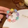 Pulseiras de coração cor dopamina para mulheres, design de nicho versátil, pulseiras doces e da moda, joias populares para atacado online