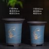 Maceta para Orquídeas de Arena Morada Maceta para Orquídeas de Arena Morada Yixing Maceta de Cerámica para Orquídeas con Plato Paquete de Mayorista Daño