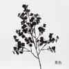 Gipsofila de Seda Artificial Haste Única para Decoração de Sala de Estar em Casa, Galho Pequeno Floral Multicor de Gipsofila, Flor Quente de Venda Transfronteiriça