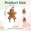 Múltiplos Elementos Criativos Realistas de Natal, Placas Decorativas de Jardim com Papai Noel e Boneco de Neve, Adereços de Decoração de Quintal em PVC
