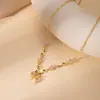 Pulsera de Flor de Lazo Transparente y Delicada de Estilo Nuevo, Conjunto Versátil de Collar y Pulsera de Celebridad de Internet de Moda Nueva
