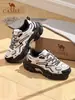 Camel Nuevos Zapatos de Senderismo para Exteriores para Mujer Otoño Invierno Suela Gruesa Zapatos Deportivos Tipo Papá Repelente al Agua Antideslizante Zapatos de Senderismo Trekking para Hombre