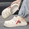 Zapatos de Agujero de Nube para Pareja Suela Gruesa para Hombres y Mujeres Suela Suave Sandalias de Punta Cerrada Sandalias de Dos Vías para Verano Zapatos de Jardín Zapatos de Enfermera