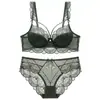 Sutiã Push-Up com Suporte de Argola de Aço para Comércio Exterior Transfronteiriço para Mulheres, Coleta Lateral dos Seios, Lingerie Respirável, Sutiã Sexy, Conjunto de Sutiã Antidecair