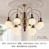 Luminária de Sala de Estar Estilo Francês Meados do Século, Luminária Retro Novo Estilo Chinês para Restaurante de Alto Padrão e Mercado de Chá, Lustre de Designer para Estudo