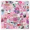 107 Pegatinas estilo Y2k Milenio estética retro tendencia decorativas para funda de teléfono móvil gabinete pegatinas impermeables al por mayor