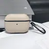 Adecuado para Fundas de Auriculares AirPods 5, Cáscara Dura con Piel de Patrón Lichi, Funda Protectora Anticaída para Apple 1/2 Generación Pro3 Bluetooth