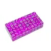 Llavero Transfronterizo Dados de Cristal DIY Ktv Discoteca Dados para Juegos de Mesa Dados Acrílicos Coloridos Transparentes