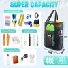 Bolsa de Playa Multifuncional, Traje de Baño, Bañador, Bolsa de Almacenamiento para Viaje, Bolso de Playa Portátil de Malla de un Solo Hombro, Bolsa de Natación de Gran Capacidad