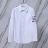 Série de camisas de manga comprida TB grande coleção popeline tecida Oxford masculina e feminina mesma camisa simples top de base casaco moda