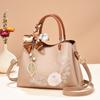 Bolso de mujer 2025, nuevo bolso de moda, bolso de mujer bordado de gran capacidad, bolso de madre de mediana edad, bolso de hombro para el cabello
