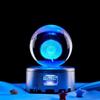 Pugongying 3d bola de cristal criativa luminosa quarto atmosfera luz noturna para colegas de classe e namoradas professor presente de férias