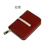 Bolsa para tarjetas de órgano de punto larga multifuncional bolsa de acompañamiento rfid Billetera multi-dama soporte para tarjetas masculino distribución cuero genuino
