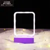 Caixa de Música Redonda com Luzes, Acessórios Criativos Feitos à Mão para Luz Noturna, Presente Criativo para Namorada no Dia dos Namorados Chinês