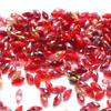 Série de cores contas de vidro cristal 6*12MM furo horizontal pingente gota d'água DIY joias brincos colar material atacado