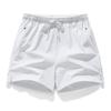Novos Shorts Três Quartos Masculinos, Calças Esportivas Casuais Largas de Secagem Rápida para Homens, Calças de Praia Finas de Seda Gelo Transfronteiriças