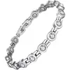 Pulseira Magnética de Diamante em Liga de Zinco, Vendida Quente na Europa e América, Simples e Fashion, Ajustável para Mulheres