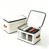 Caja de Almacenamiento Plegable de Venta Caliente Transfronteriza con Ventana Visible, Organizador de Ropa de Gran Capacidad, Caja de Almacenamiento de Tela para Armario de Dormitorio
