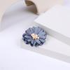 Accesorios de ropa ramillete estilo coreano pasador diy anillo para el pelo accesorios crisantemo de tela moda tendencia accesorios para equipaje