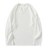 Sudadera Texturizada de Otoño con Cuello en V Unisex de Moda Talla Grande Manga Larga