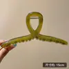 Pinza para el cabello de calabaza extragrande para mujer con gran volumen de cabello, pinza de tiburón, pinza para el cabello 2025, nuevo clip para el cabello de alta gama para la parte posterior de la cabeza