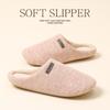 Pantuflas de Algodón 2025 para Hombres y Mujeres, Interiores y Exteriores de Invierno, Nuevas Antideslizantes, Suela Gruesa Suave, Felpa Cálida, Pantuflas de Pareja
