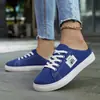 Zapatos de Lona Nuevos para Estudiantes Femeninas Primavera y Otoño 2025, Zapatos Casuales de Fácil Poner, Versátiles, Transpirables, Blancos, Modernos