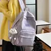 Mochila Linda con Estampado de Oso 2025 Nueva Mochila Escolar para Estudiante Universitaria Femenina Gran Capacidad Mochila para Viajes Cortos