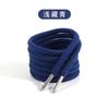 Vendas Diretas de Fábrica Moletom Chapéu Cordão Colorido 6mm Preto Branco Cabeça de Metal Encapada Cordão de Calça de Cintura Cordão de Calça