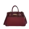 Bolso Birkin de gamuza patchwork para otoño e invierno para mujer, nuevo bolso de mano color-blocking vintage 2026, bolso de hombro y bandolera de gran capacidad