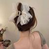Clip para el Cabello de Malla con Lazo Estilo Nuevo de Primavera Pin Grande para Mujeres Parte Trasera de la Cabeza 2026 Nuevo Clip de Tiburón Accesorio para el Cabello