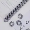Hebilla de cadena acrílica perforada 24*29mm cadena galvanizada accesorios de hebilla de cadena para joyería DIY ropa bolsos zapatos