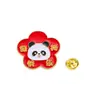 Broche Panda Estilo Chino Lindo Animal Insignia para Bolsa Ropa Accesorios para Bolsa Bambú Panda Gigante Cadena Pin de Solapa
