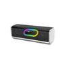 Altavoz Bluetooth Inalámbrico con Luces de Colores, Ranura para Tarjeta, Radio, Subwoofer de Escritorio, Sonido Estéreo, Portátil