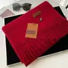 Cachecol Jm Retro Artístico de Faux Cashmere Quente para Mulheres, Cachecol Versátil de Cor Sólida Quente de Inverno, Aquecedor de Pescoço, Uso Duplo para Casais