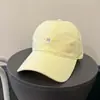 Gorra de Béisbol Bordada con Letras Simples Estilo Coreano para Mujer, Versátil para Primavera y Verano, Nuevo Estilo Urbano, Adelgazante para el Rostro, Sombrero de Sol para Estudiantes