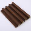 Grelha de Fibra de Bambu PVC Luxo Leve Textura de Madeira Imitação 160 Oca Pequena Placa de Parede Alta com Sulcos Côncavos e Convexos Fabricante Impermeável Parede Interna
