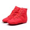 004 Zapatos de baile de jazz de caña alta para mujer, suela blanda, negros, botas profesionales de baile chino nuevas para adultos y niños