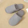 Pantuflas Silenciosas Estilo Coreano para Oficina, Transpirables de Algodón y Lino con Suela Suave para Interior, Pantuflas de Piso para Casa, Silenciosas para Pisos de Madera, Adecuadas para Todas las Estaciones, Pantuflas de Lino para Pareja