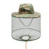 Chapéu masculino e feminino para aventura ao ar livre primavera e verão, guarda-sol, protetor solar, rede anti-mosquito, chapéu de sombra, chapéu anti-abelha, pesca noturna, chapéu de pescador