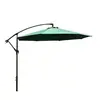 Sombrilla de Patio Colgante con Mástil Lateral de 8 Costillas, 2.7M/3M, Impermeable y Protección Solar UV, Ideal para Patio Trasero, Restaurante y Piscina