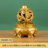Cuenco del Tesoro de Nueve Dragones de Latón Decorativo Clásico Regalo de Negocios Adorno de Escritorio de Oficina
