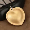 Collar de Cuerda Fina con Forma de Corazón Marrón Estilo Blogger Coreano Ins 2024 Nuevo Popular Cadena de Suéter de Cuero Vintage