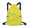Bolsa de Fútbol Baloncesto Gran Capacidad Bolsillo Exterior tipo Paquete Entrenamiento Deportivo Fitness Cordón Mochila Estudiante Outlet de Fábrica
