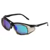 Han Meng Gafas Deportivas para Ciclismo de Día y Noche, Doble Uso, Cortavientos, con Visera, para Exteriores, Cortavientos, contra Arena, de Colores, Gafas Polarizadas